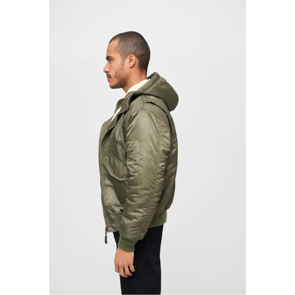 Cwu Teddy Hooded Jacket Heavy - Brandit